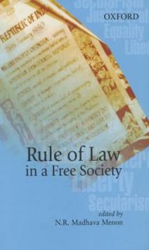 Hardcover Rule of Law in a Free Society Book