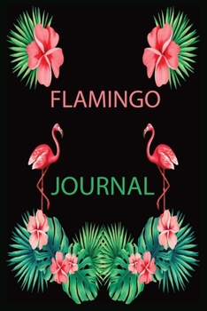 FLAMINGO JOURNAL: Flamingo journal graph doted interior