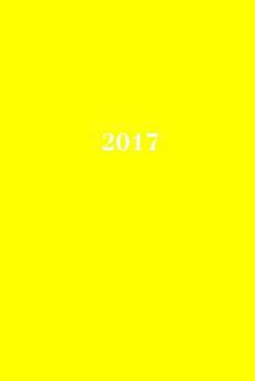 Paperback 2017: Kalender/Terminplaner: 1 Woche auf 2 Seiten, Format ca. A5, Cover gelb [German] Book