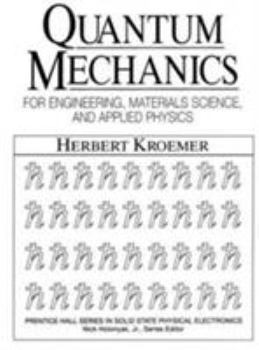 Paperback Quantum Mechanic for Engineering: Materials Science and Applied Physics Book