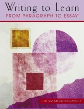 Paperback Writing to Learn: From Paragraph to Essay Book