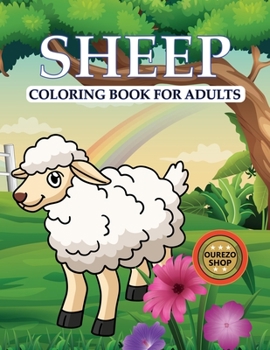 Paperback Sheep Coloring Book For Adults Book