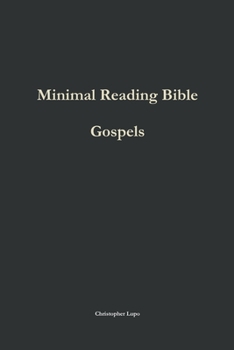 Paperback Minimal Reading Bible: Gospels Book