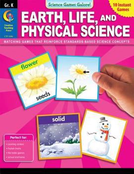 Paperback Earth, Life, and Physical Science, Grade K Book