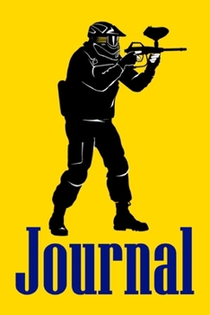 Paperback Journal: Paintball Notebook Book