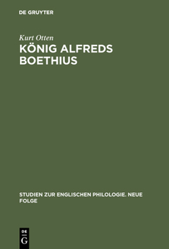 Hardcover König Alfreds Boethius [German] Book