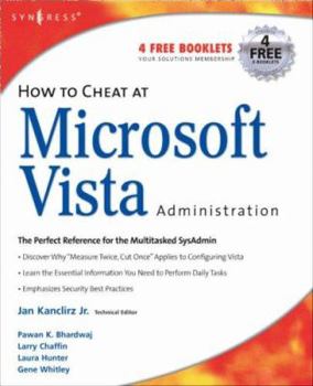 Paperback How to Cheat at Microsoft Vista Administration Book