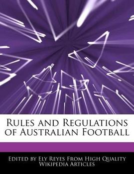 Paperback Rules and Regulations of Australian Football Book