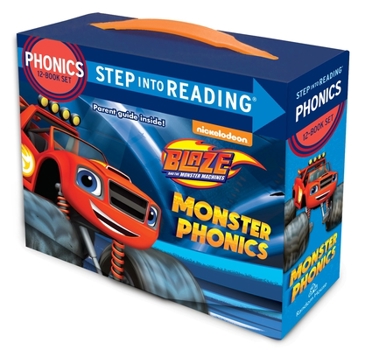 Paperback Monster Phonics (Blaze and the Monster Machines) : 12 Step into Reading Books (12 Volume Boxed Set) Book