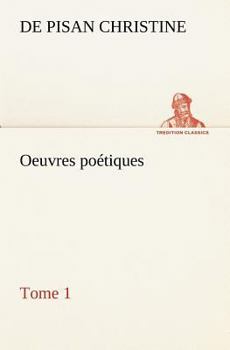 Paperback Oeuvres poétiques Tome 1 [French] Book