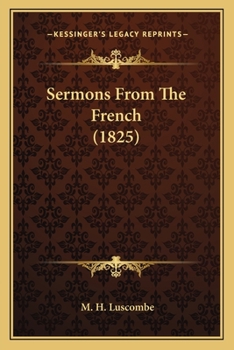Paperback Sermons From The French (1825) Book