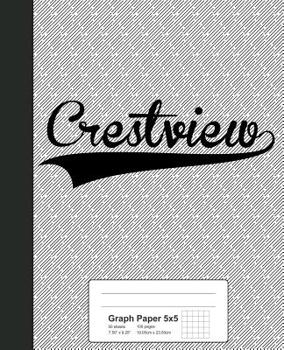 Paperback Graph Paper 5x5: CRESTVIEW Notebook Book