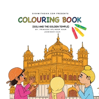 Paperback Colouring Book - Goli and The Golden Temple Book