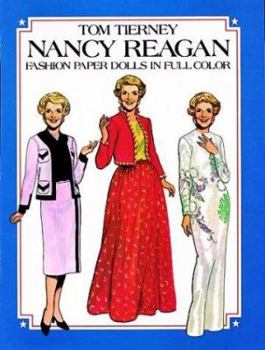 Paperback Nancy Reagan Fashion Paper Dolls in Full Color Book