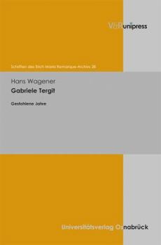 Hardcover Gabriele Tergit: Gestohlene Jahre [German] Book