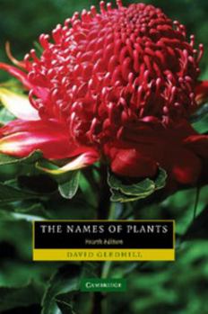 Paperback The Names of Plants Book