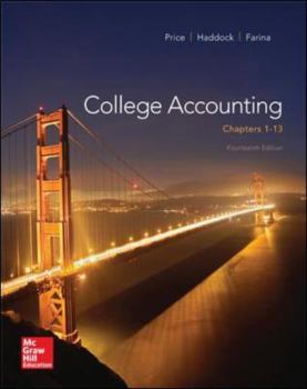 Paperback College Accounting (Chapters 1-13) Book
