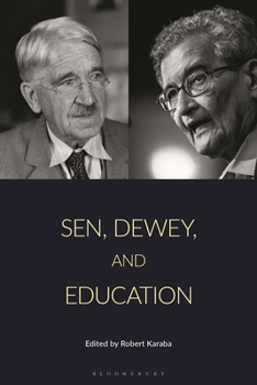 Paperback Sen, Dewey, and Education Book