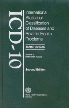 Hardcover The International Statistical Classification of Diseases and Health Related Problems: ICD-10: Volume 2: Instruction Manual Book