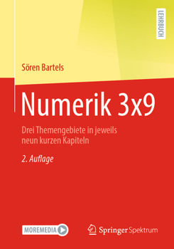 Paperback Numerik 3x9: Drei Themengebiete in Jeweils Neun Kurzen Kapiteln [German] Book
