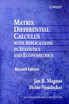 Paperback Matrix Differential Calculus with Applications in Statistics and Econometrics Book