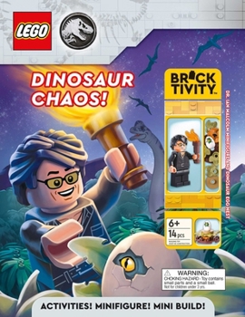 Paperback Lego Jurassic World: Dinosaur Chaos! Book