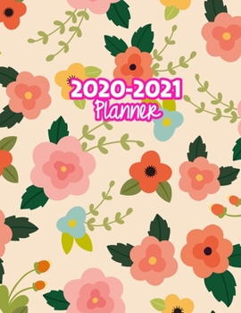 2020-2021 Planner: Two Year Calendar Organizer and Goal Journal | January 2020 - December 2021 Daily, Weekly and Monthly Planner Book with Back Sticker Expression Wall for 2 Years | Design Code 369950