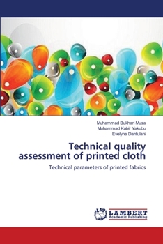 Paperback Technical quality assessment of printed cloth Book