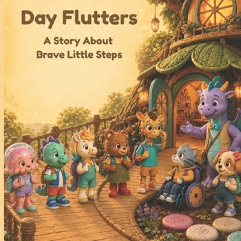 Paperback The First Day Flutters: A Story About Brave Little Steps Book
