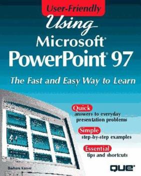 Hardcover Using Microsoft PowerPoint 97 Book