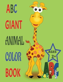 Paperback ABC Giant Animal Color Book