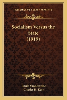 Paperback Socialism Versus the State (1919) Book