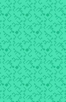 Paperback A5 Lined Notebook 110 Pages: Funny Ruled Journal High Tech Computer Engineer Programmer Purple Blue Colorful 078. Cute Unique Student Teacher Blank Book