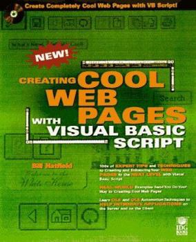 Paperback Creating Cool Web Pages with VB Script Book