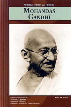 Library Binding Mohandas Gandhi Book