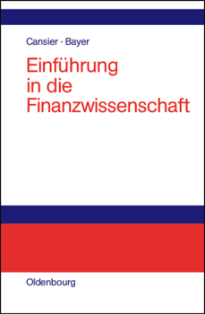 Hardcover Einführung in die Finanzwissenschaft [German] Book