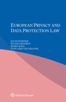 Paperback European Privacy and Data Protection Law Book