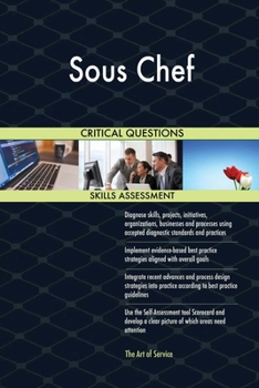 Paperback Sous Chef Critical Questions Skills Assessment Book
