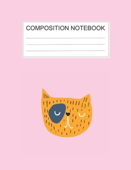 Composition notebook: Ruled (8.5 x 11 in), 110 Pages: Diary Book For Girl, Journal Notebook For Kids, Writing Journal Lined, Cute Pets (8.5 x 11 in), 110 Pages (cute composition pink)
