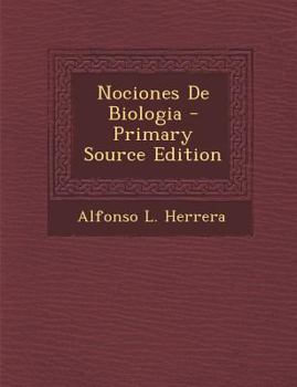 Paperback Nociones De Biologia [Spanish] Book