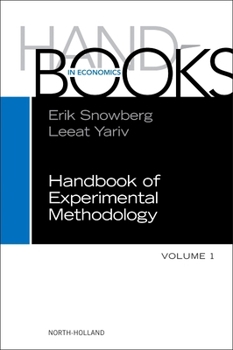 Hardcover Handbook of Experimental Methodology: Volume 1 Book