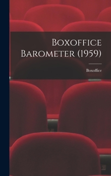 Hardcover Boxoffice Barometer (1959) Book