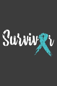 Writing About My Health Journey with Dysautonomia: College Ruled Notebook (Distressed Survivor Turquoise Awareness Ribbon Cover)