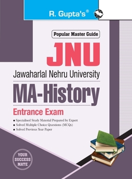Paperback Jnu: MA-HISTORY Entrance Exam Guide Book