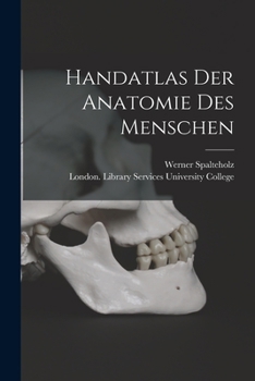 Paperback Handatlas Der Anatomie Des Menschen [electronic Resource] Book