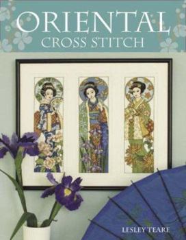Hardcover Oriental Cross Stitch. Lesley Teare Book