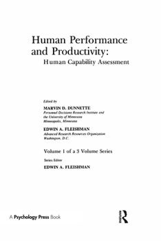 Hardcover Human Performance and Productivity: Volumes 1, 2, and 3 Book