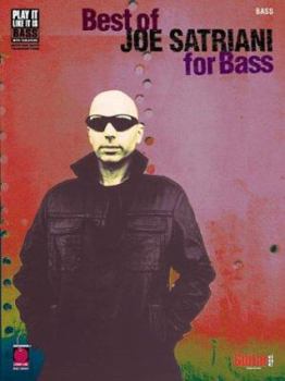 Paperback Best of Joe Satriani for Bass Book