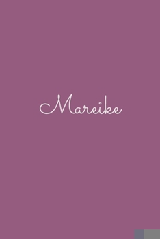 Paperback Mareike: notebook with the name on the cover, elegant, discreet, official notebook for notes, dot grid notebook, Book