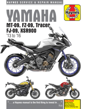 Paperback Yamaha Mt-09, Fz-09, Tracer, Fj-09, Xsr900 Haynes Service & Repair Manual: 2013 to 2019 Book